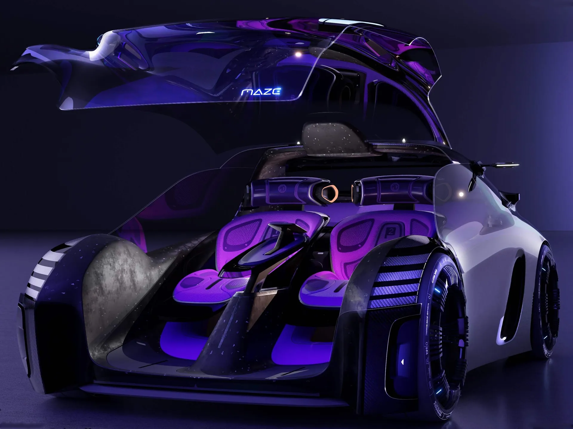 MG MAZE Concept (2021) – interiér