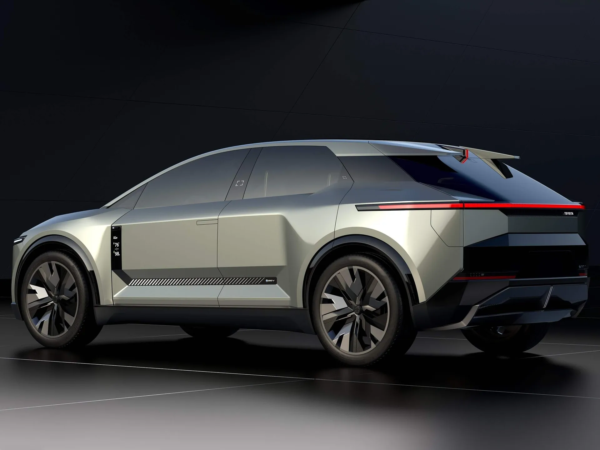 Toyota FT-3e Concept (2023) – zadní tříčtvrteční pohled