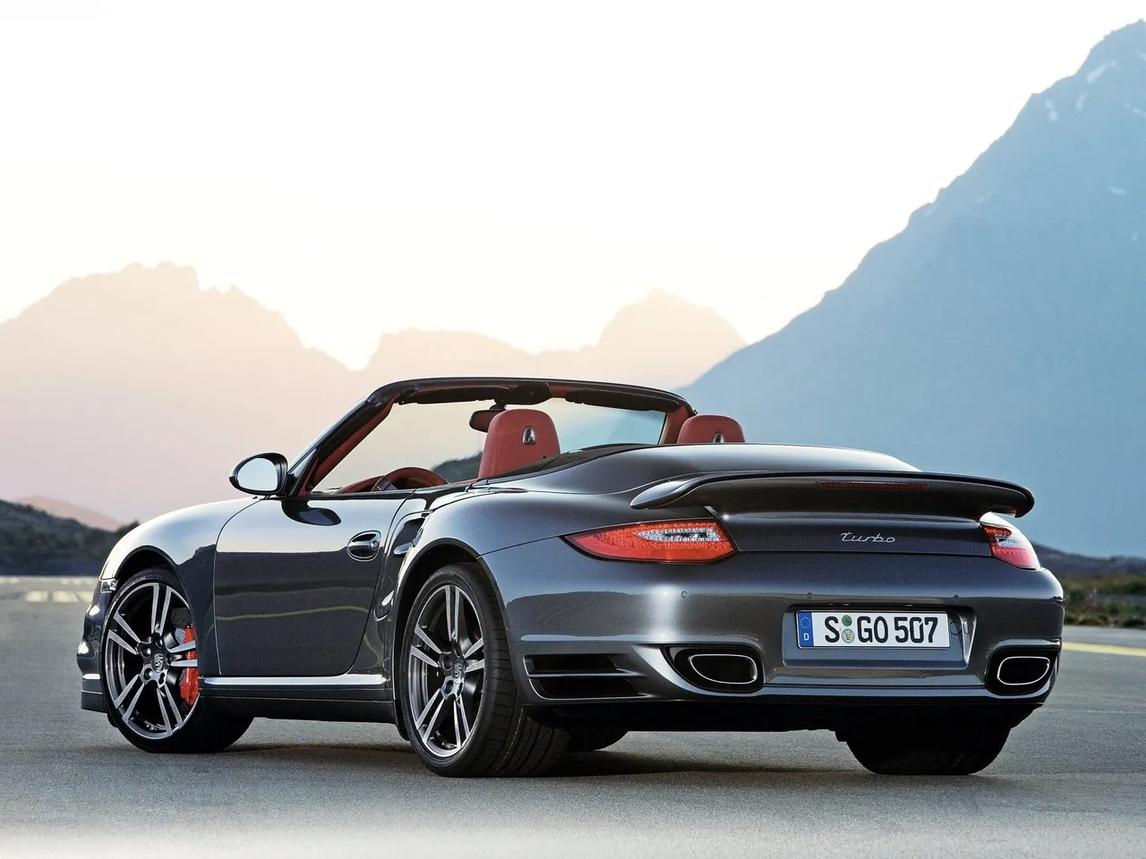Porsche 911 Turbo Cabriolet (2010) - Rear Three-Quarter