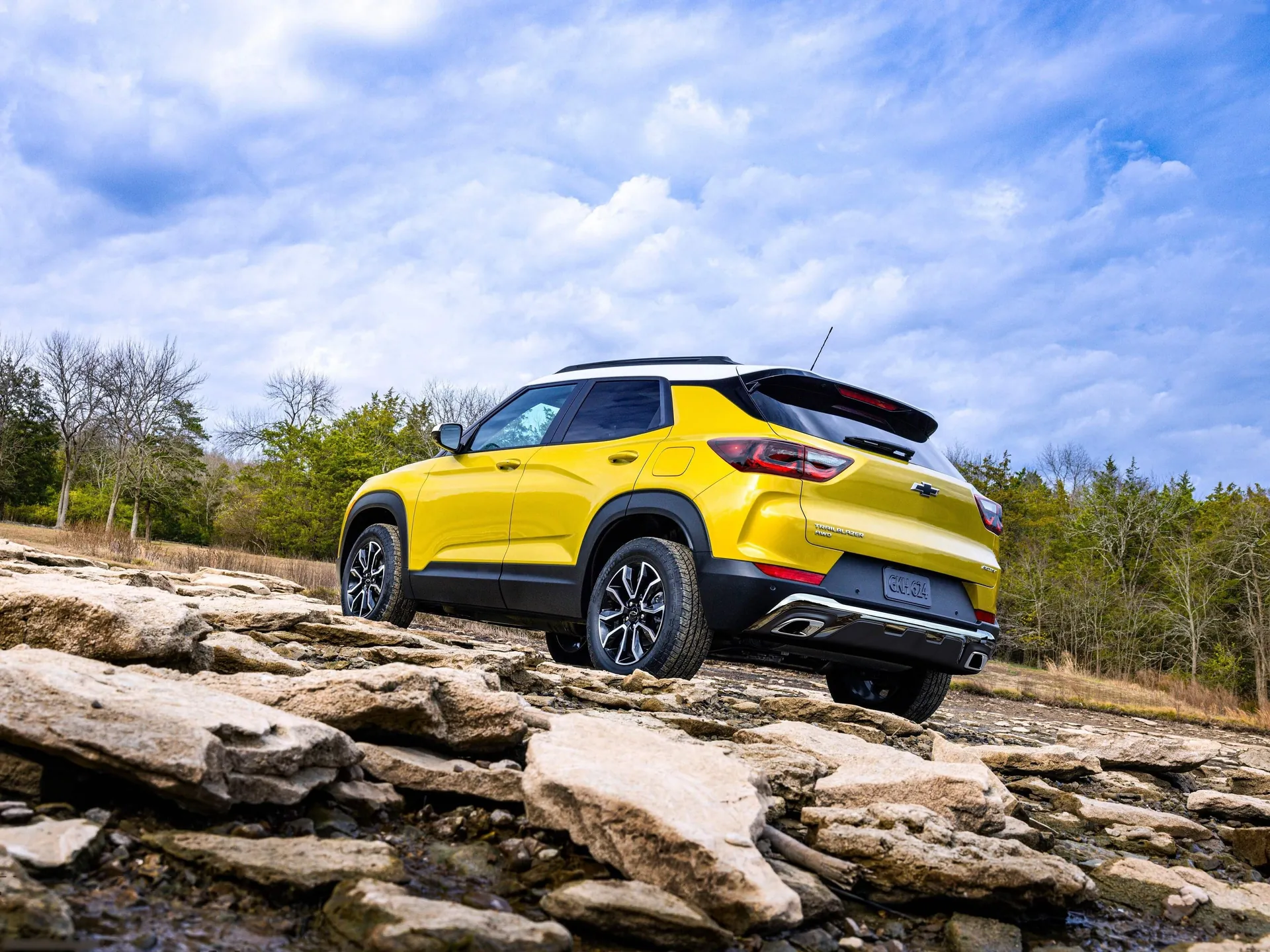Chevrolet Trailblazer (2024) – zadní tříčtvrteční pohled