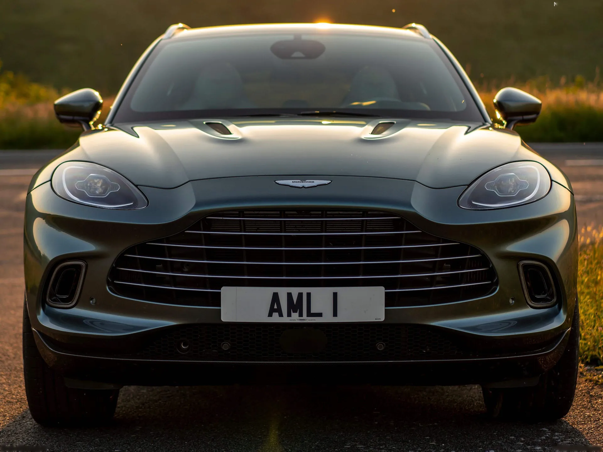 Aston Martin DBX Stirling Green (2021) - Front