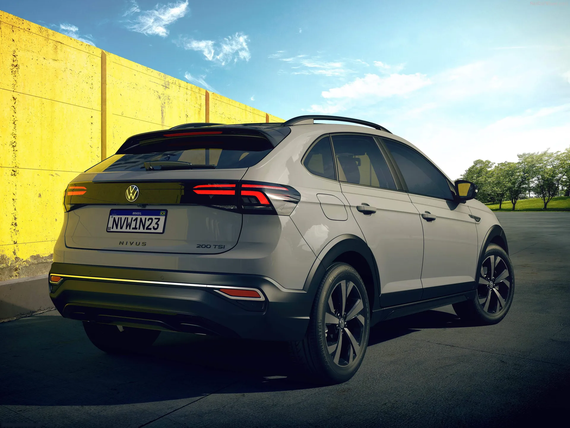 Volkswagen Nivus [BR] (2021) - Rear Three-Quarter