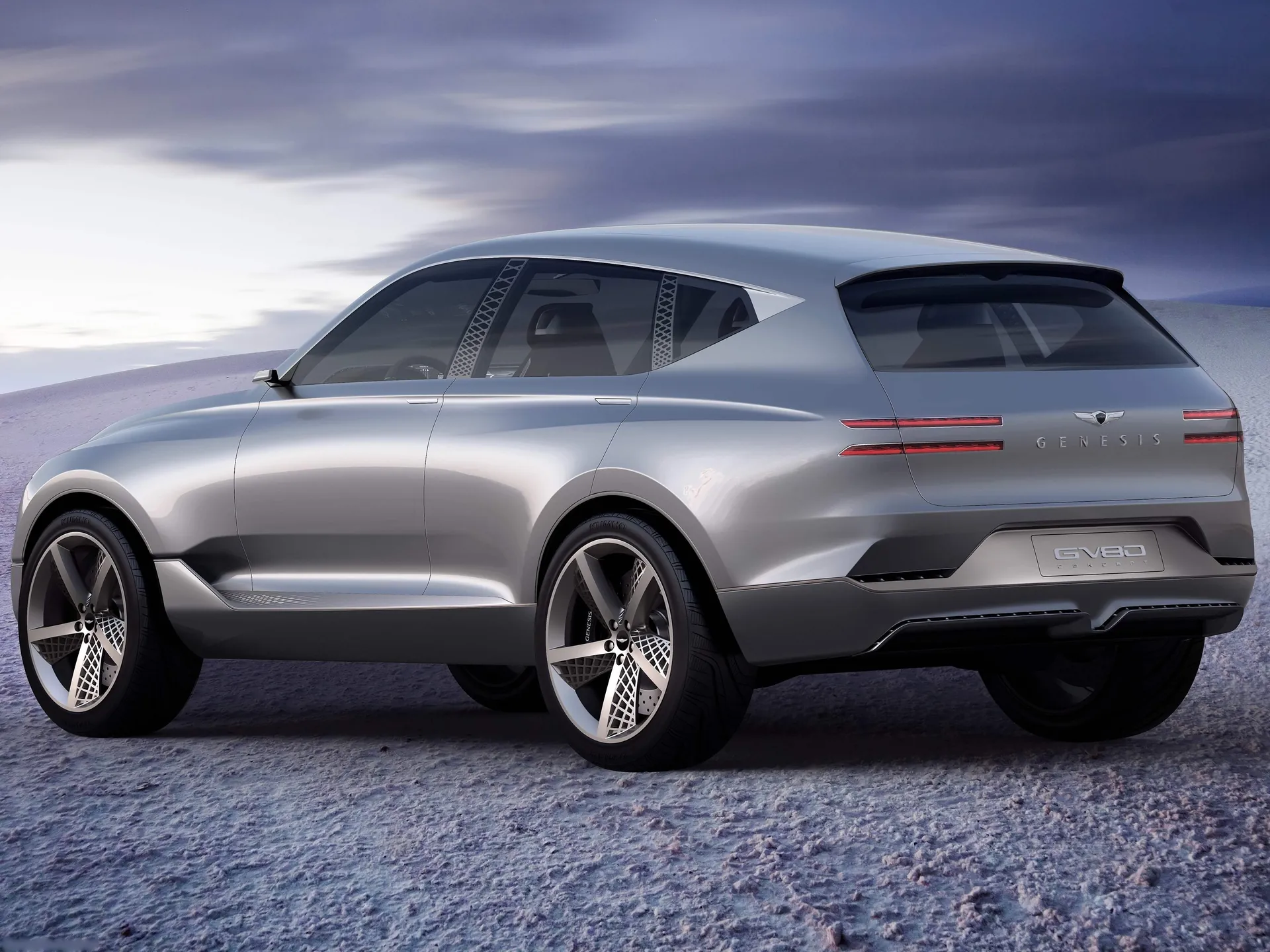 Genesis GV80 Concept (2017) – zadní tříčtvrteční pohled