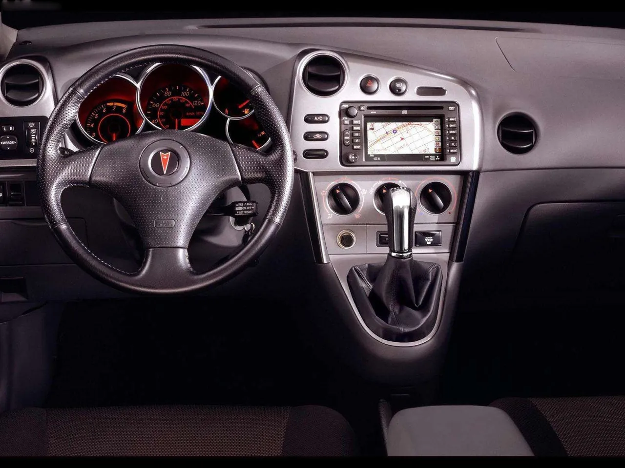 Pontiac Vibe (2003) – interiér