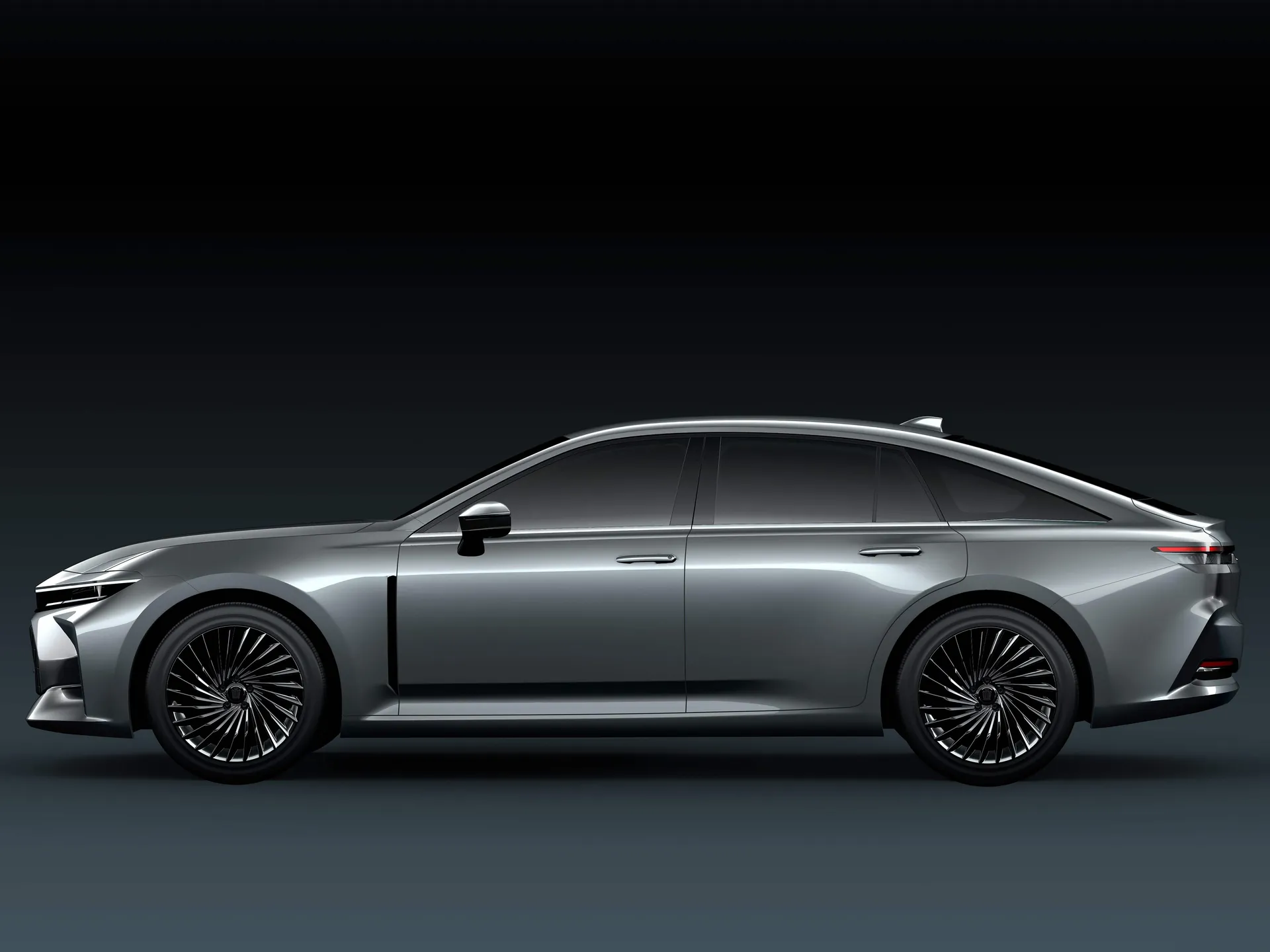 Toyota Crown Sedan Concept (2022) – boční profil