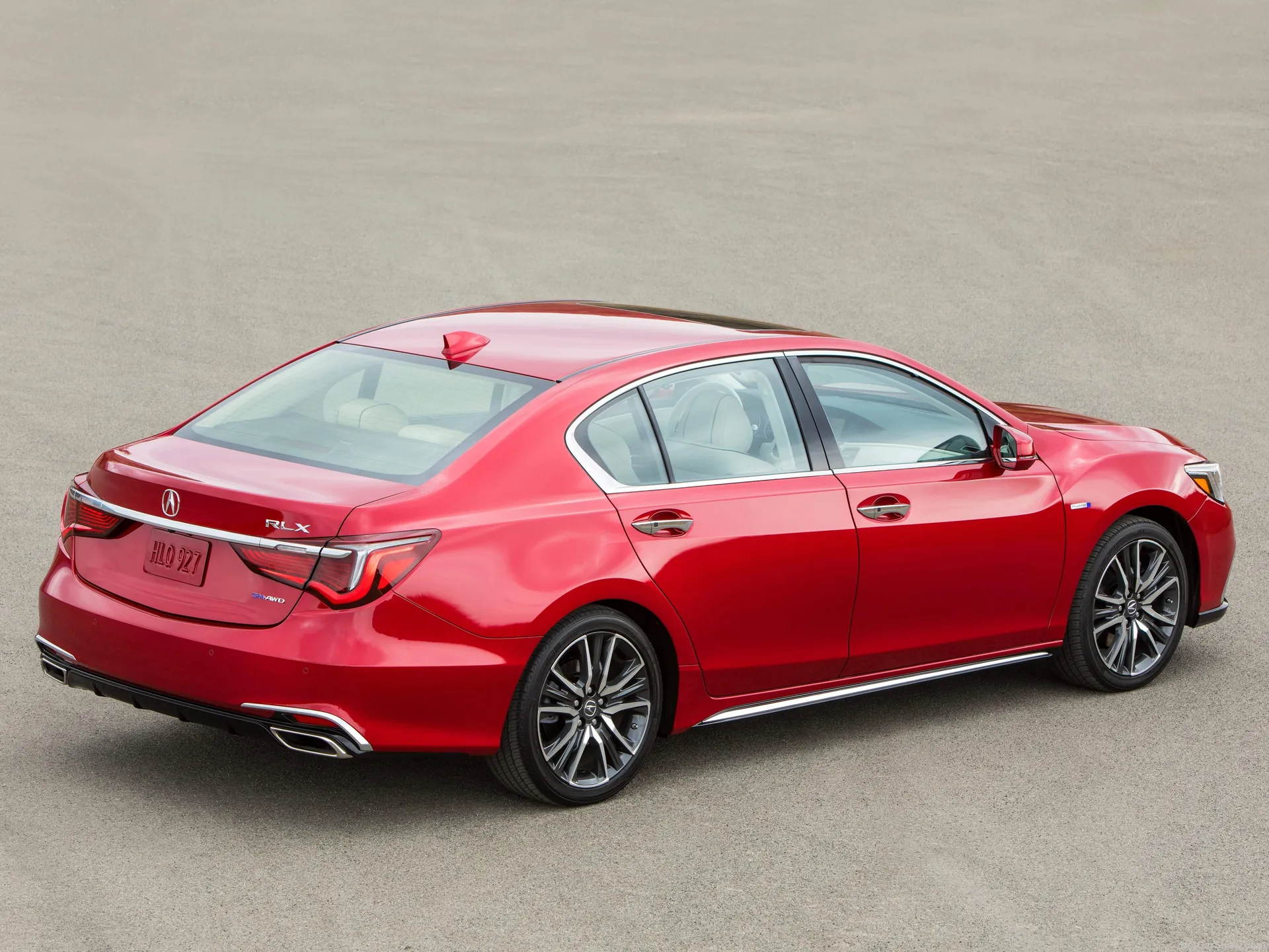 Acura RLX (2018) – zadní tříčtvrteční pohled