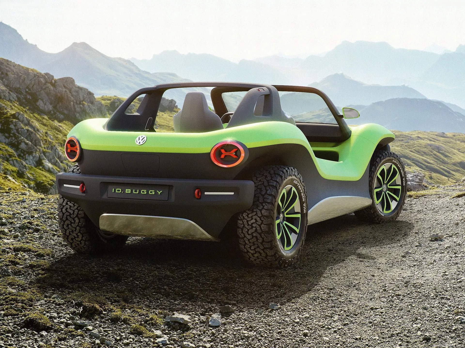 Volkswagen ID Buggy Concept (2019) – zadní tříčtvrteční pohled