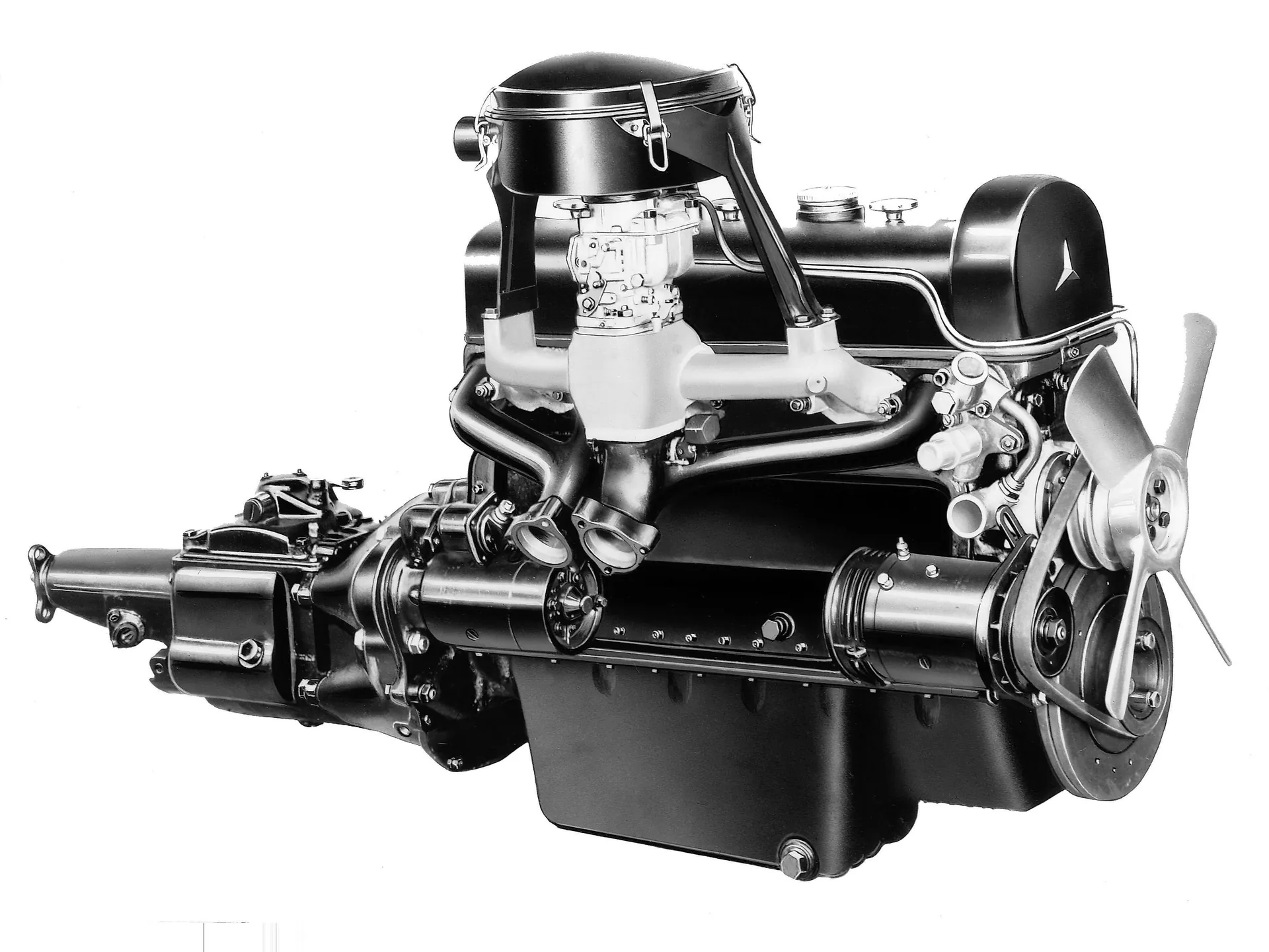 Mercedes-Benz 220 W187 (1951) - Engine
