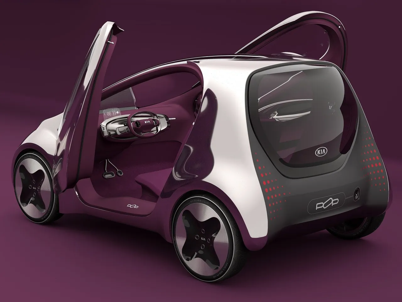 Kia POP Concept (2010) – zadní tříčtvrteční pohled