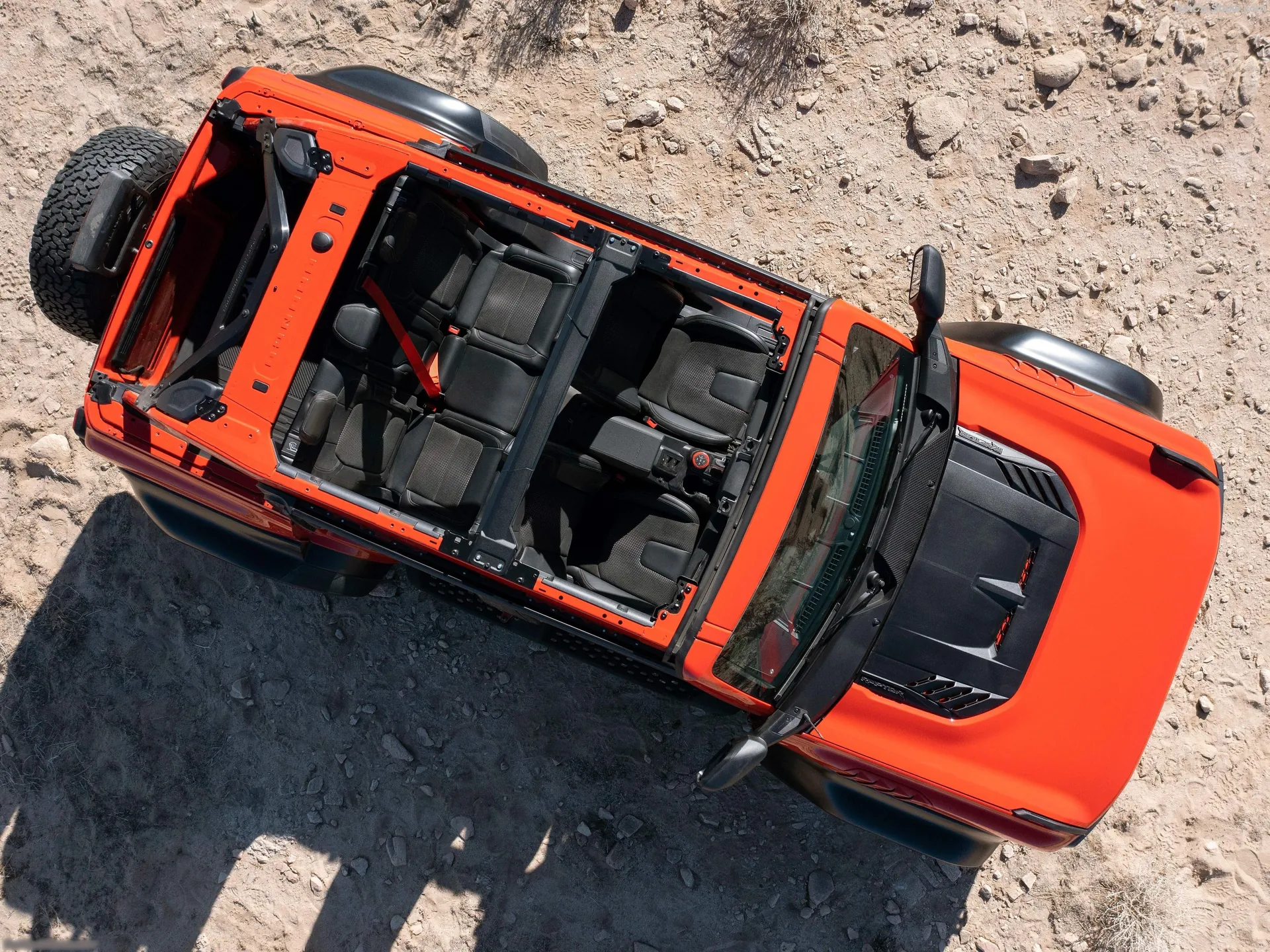 Ford Bronco Raptor (2022) – pohled shora