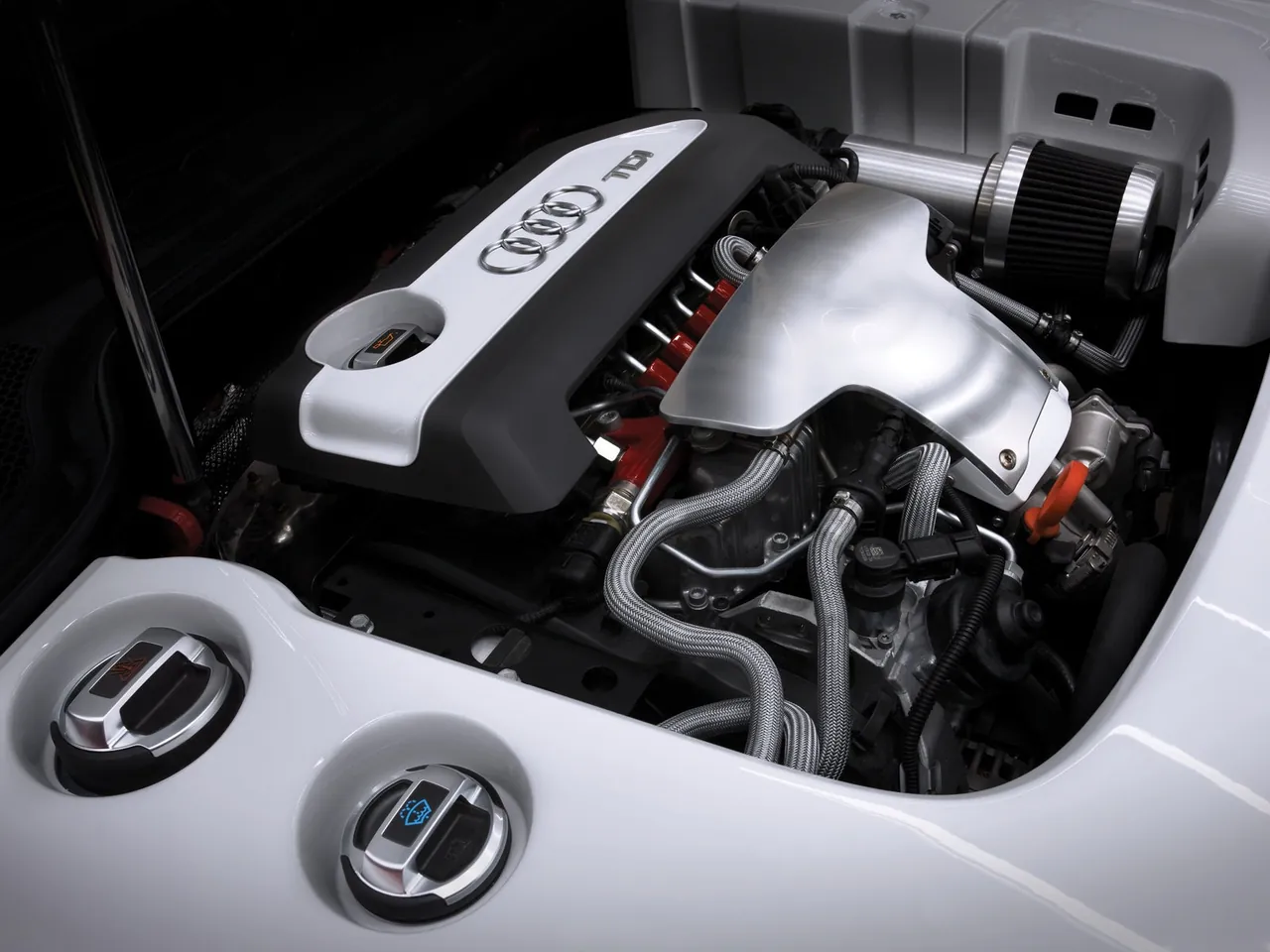 Audi A3 TDI clubsport quattro Concept (2008) – motorový prostor