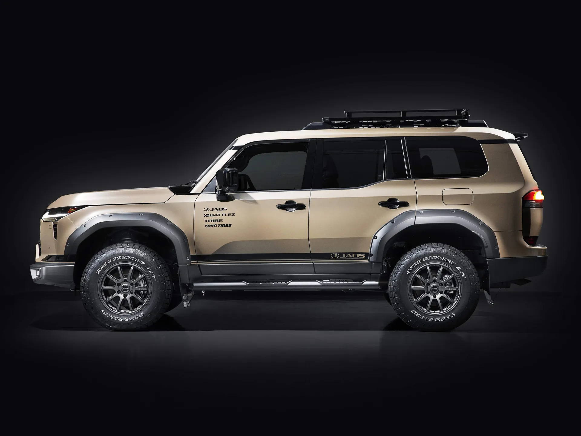 Lexus GX 550 Overtrail JAOS Concept (2024) – boční profil