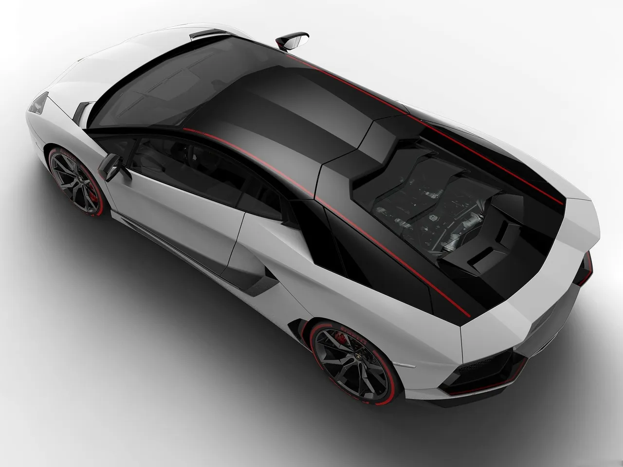 Lamborghini Aventador LP700-4 Pirelli Edition (2015) – zadní tříčtvrteční pohled