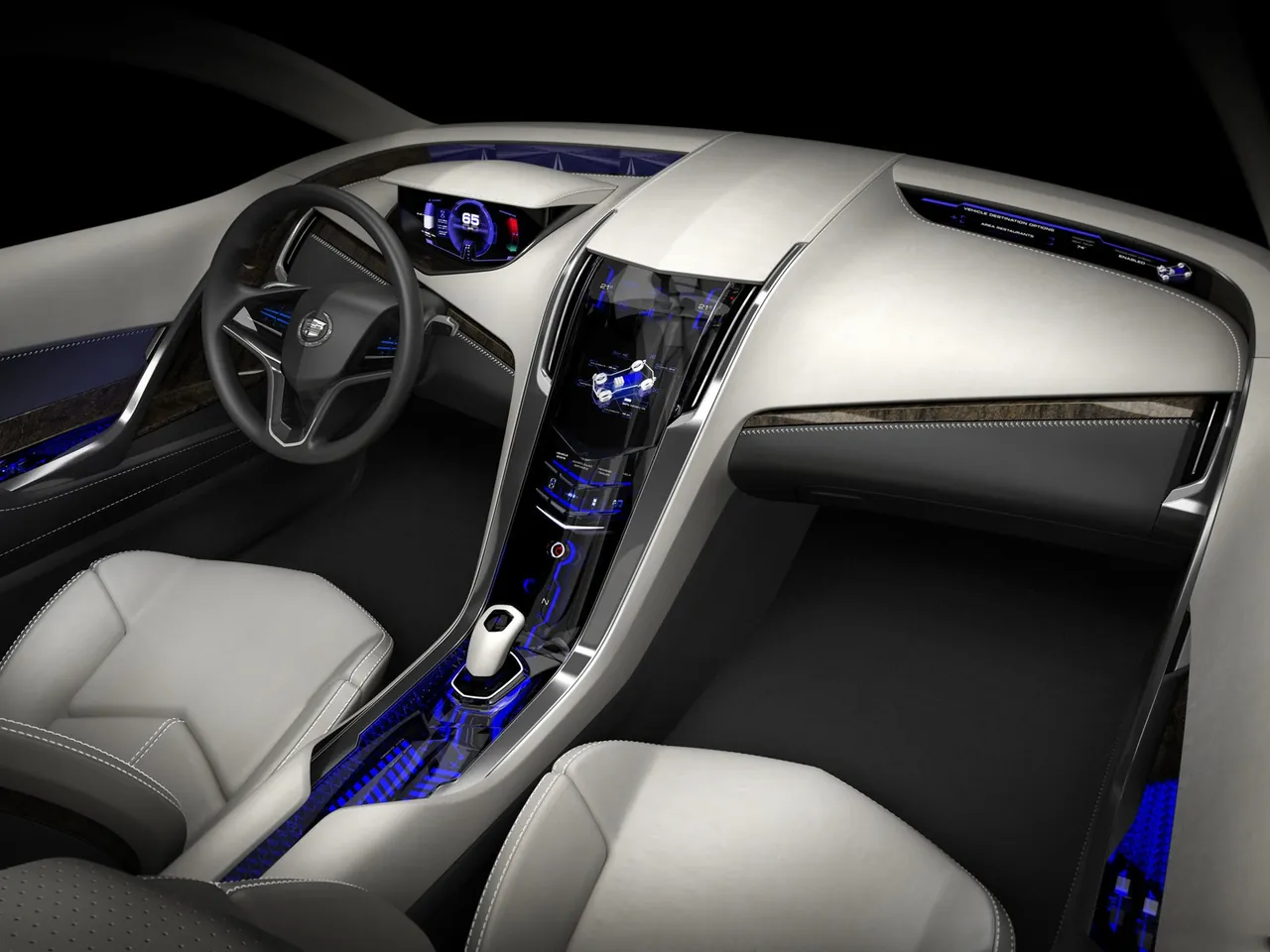 Cadillac Converj Concept (2009) – interiér