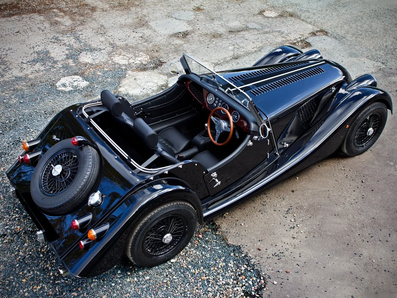 Morgan 4-4 75th Anniversary (2011) – zadní tříčtvrteční pohled