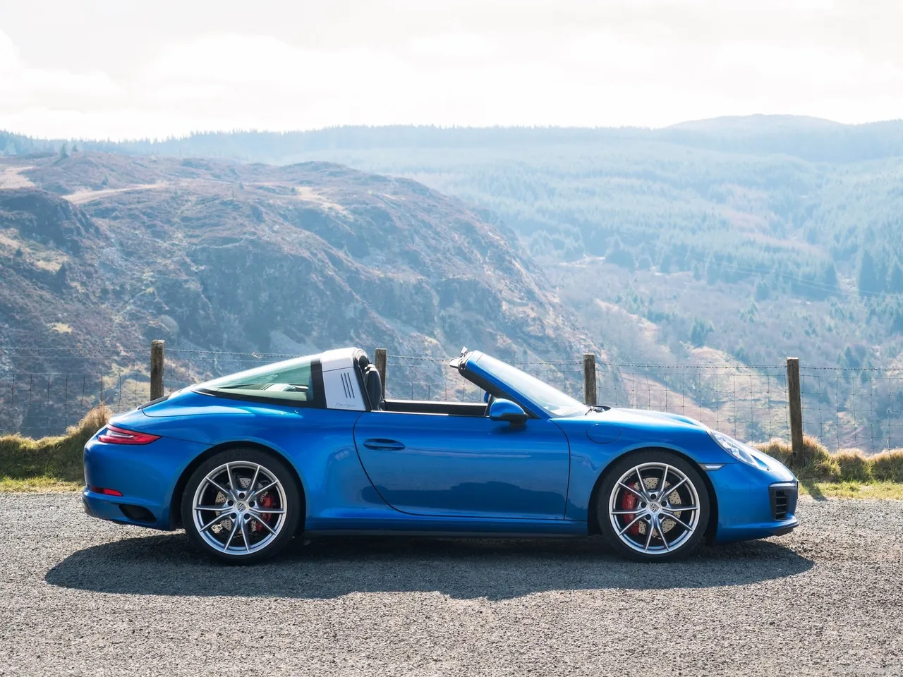 Porsche 911 Targa 4 (2016) – boční profil