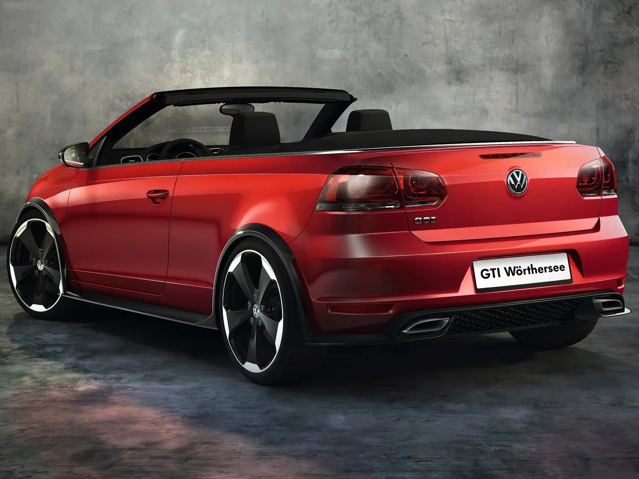 Volkswagen Golf GTI Cabriolet Concept (2011) - Rear Three-Quarter