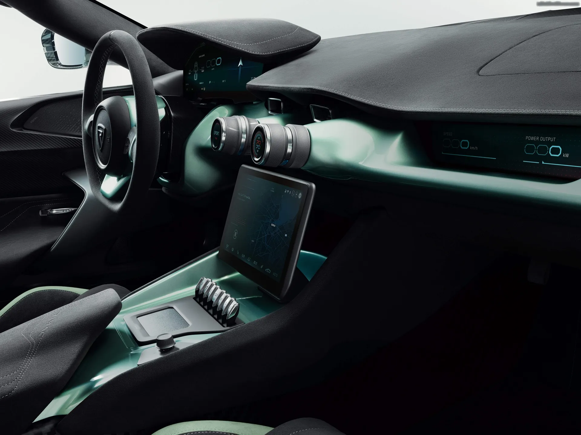 Rimac Nevera R (2025) – interiér