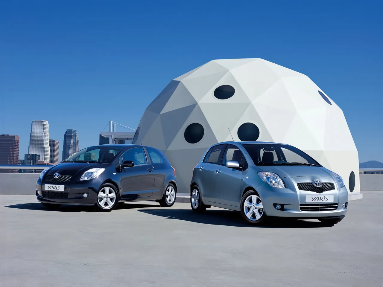 Toyota Yaris (2006) – skupinový snímek