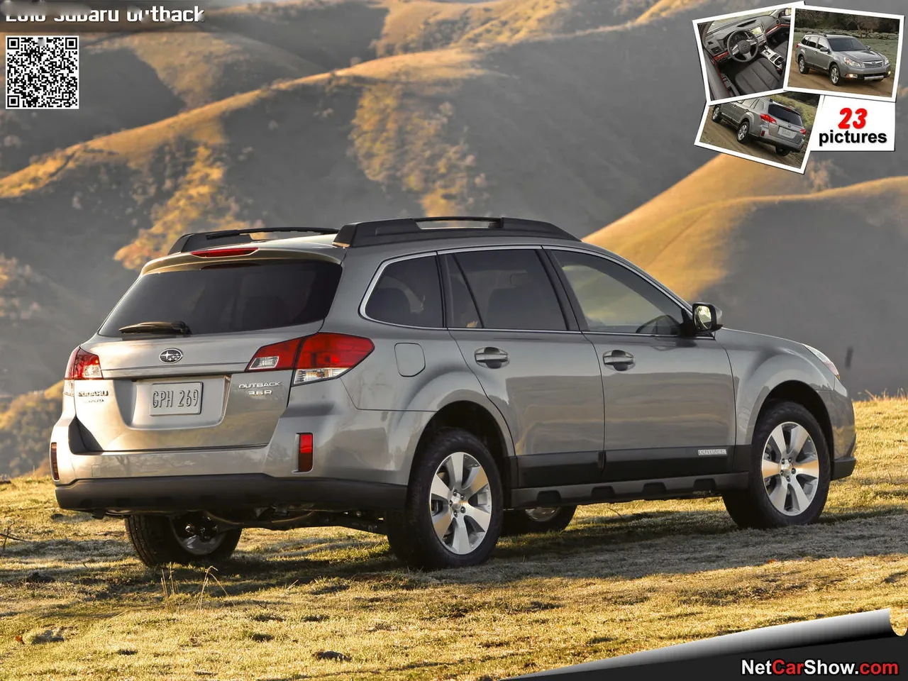 Subaru Outback (2010) – zadní tříčtvrteční pohled
