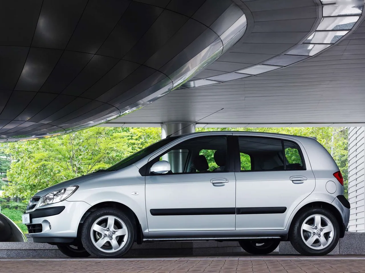 Hyundai Getz (2006) – boční profil