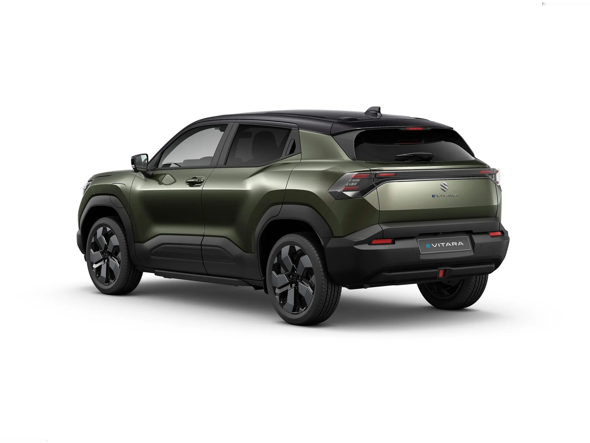 Suzuki e Vitara (2025) – zadní tříčtvrteční pohled