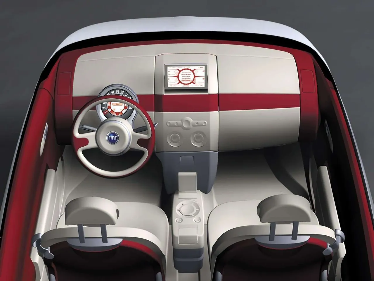 Fiat Trepiuno Concept (2004) – interiér