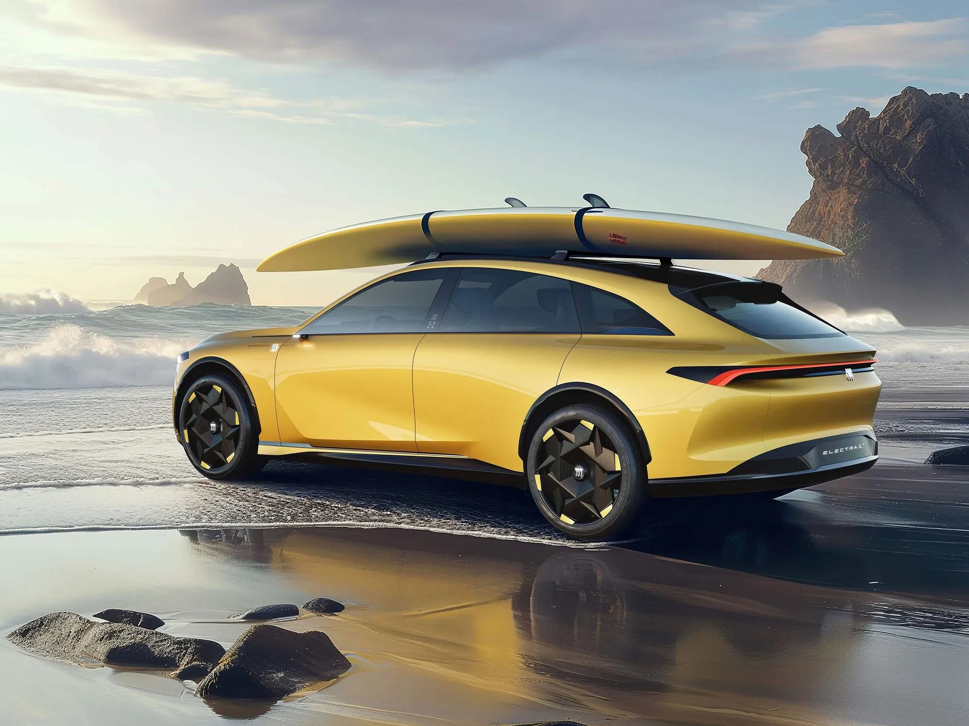 Buick Electra-LT Concept (2024) – zadní tříčtvrteční pohled