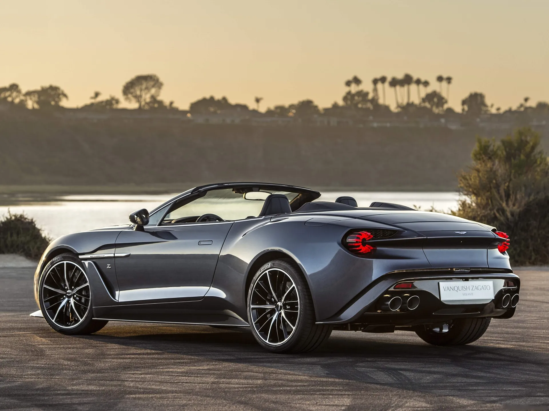 Aston Martin Vanquish Zagato Volante (2017) - Rear Three-Quarter