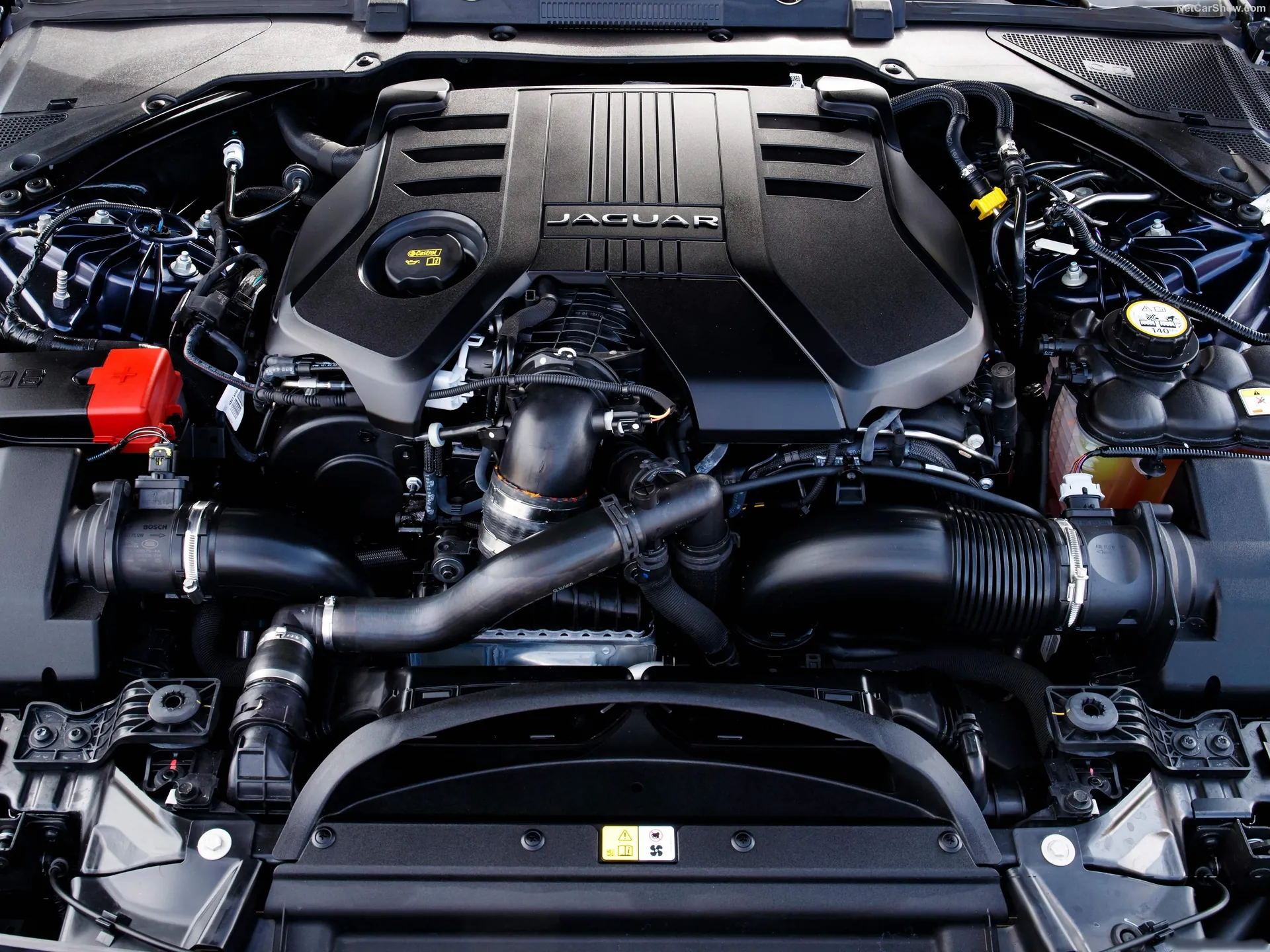 Jaguar XF Sportbrake (2018) - Engine Bay
