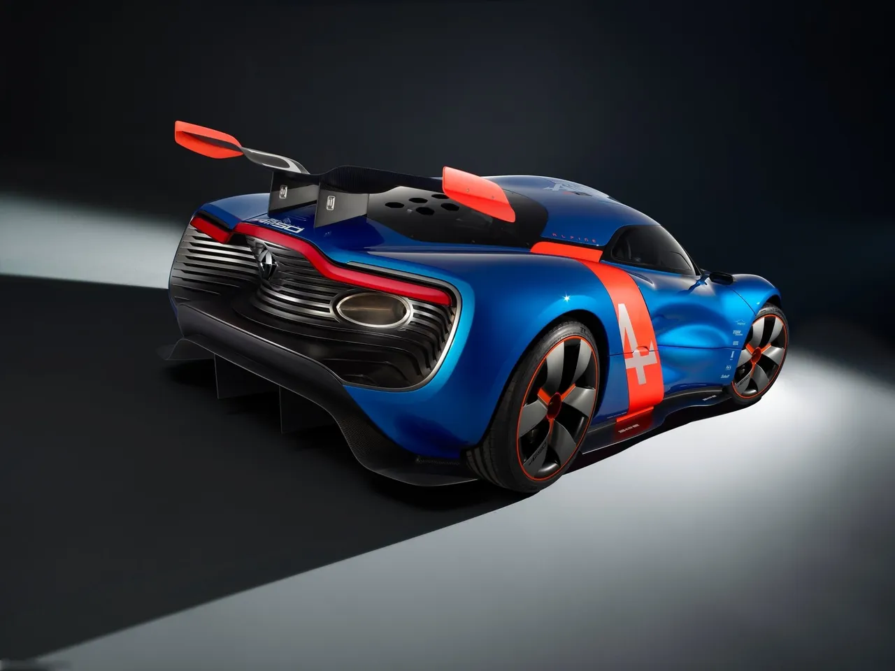 Renault Alpine A 110-50 Concept (2012) – zadní tříčtvrteční pohled