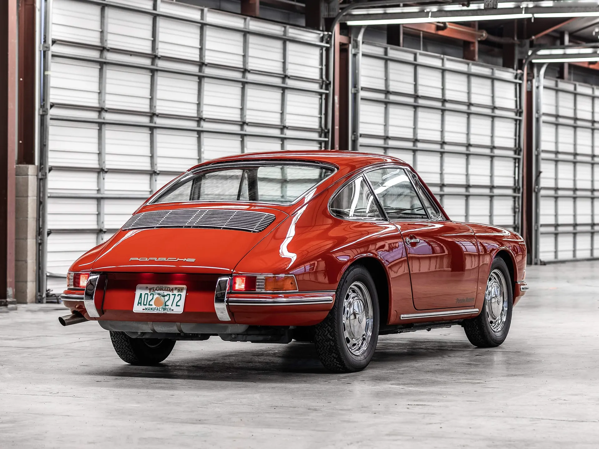 Porsche 901 (1963) – zadní tříčtvrteční pohled