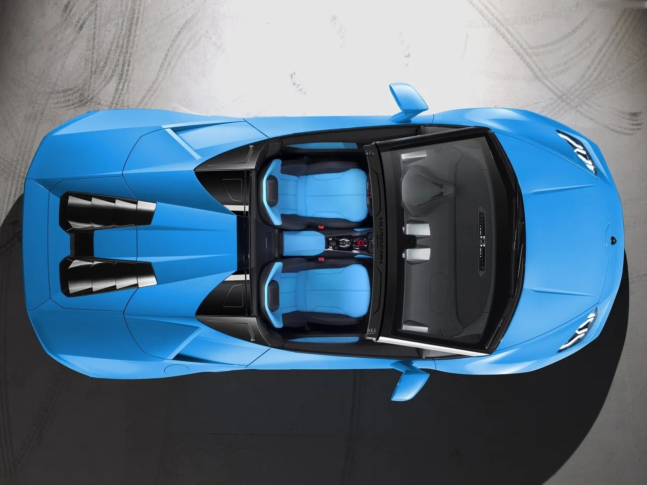 Lamborghini Huracan LP610-4 Spyder (2017) - Top view