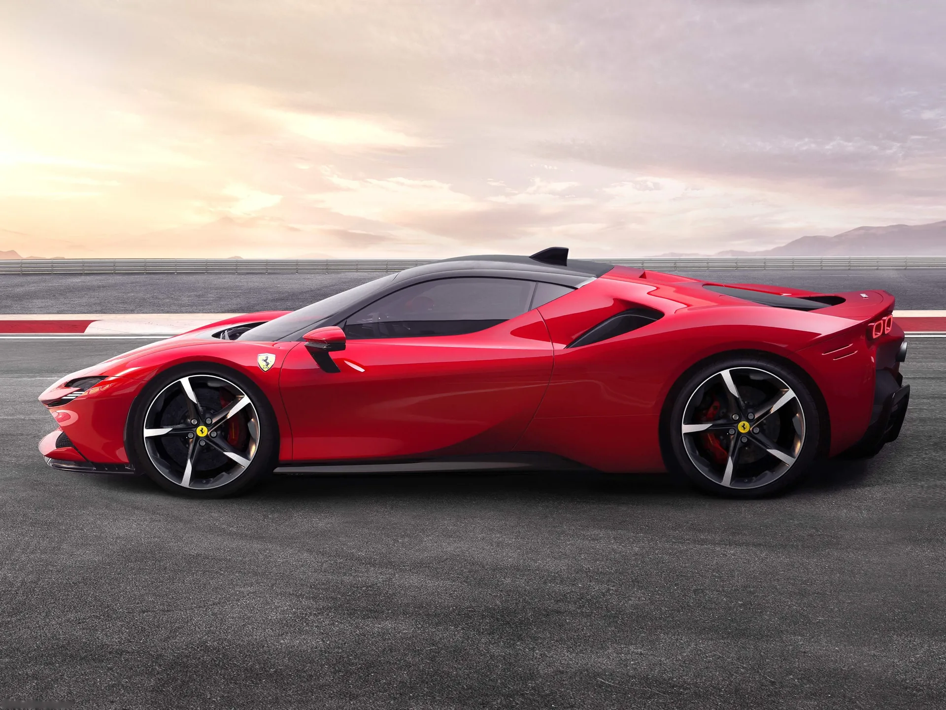 Ferrari SF90 Stradale (2020) – boční profil