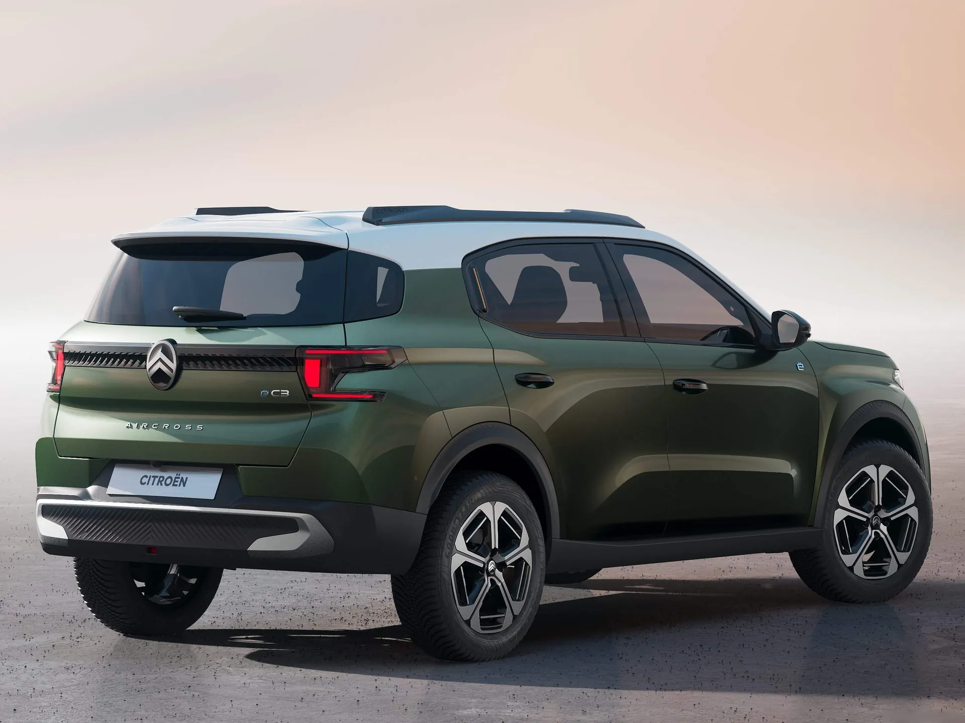Citroen C3 Aircross (2025) – zadní tříčtvrteční pohled