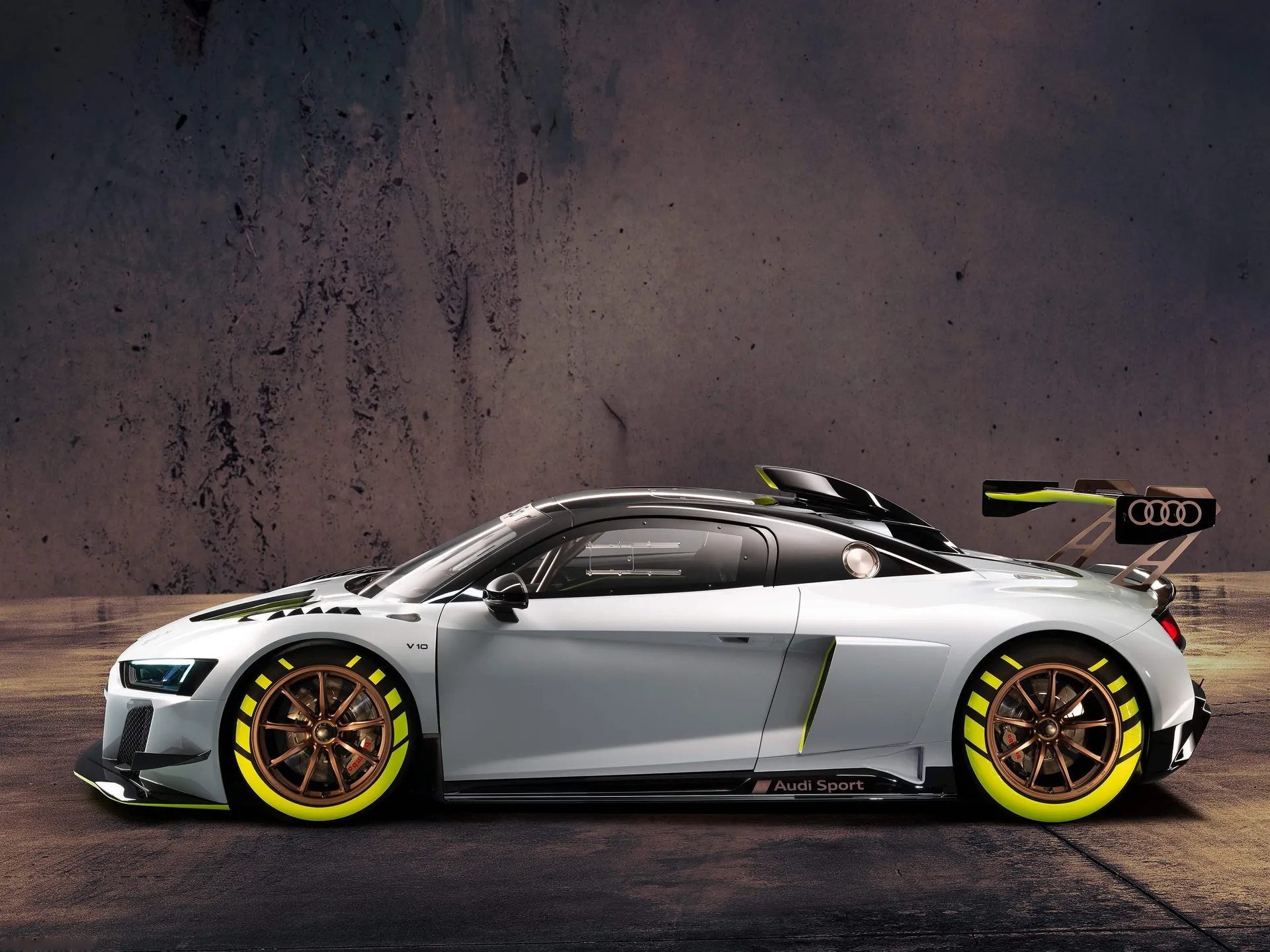 Audi R8 LMS GT2 (2020) – boční profil