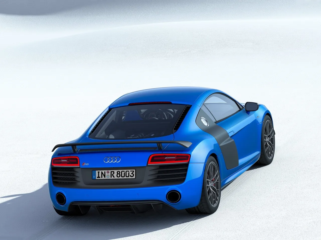 Audi R8 LMX (2015) – zadní tříčtvrteční pohled