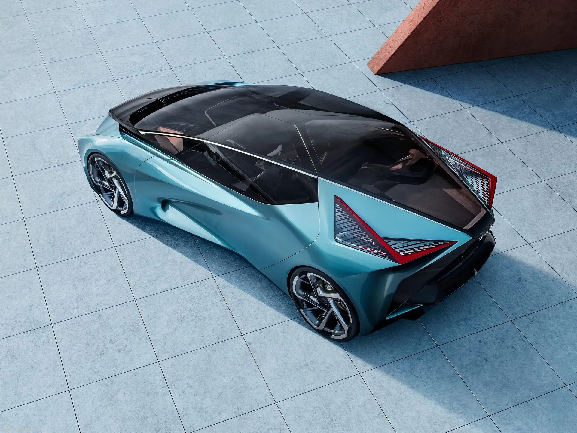 Lexus LF-30 Electrified Concept (2019) – zadní tříčtvrteční pohled