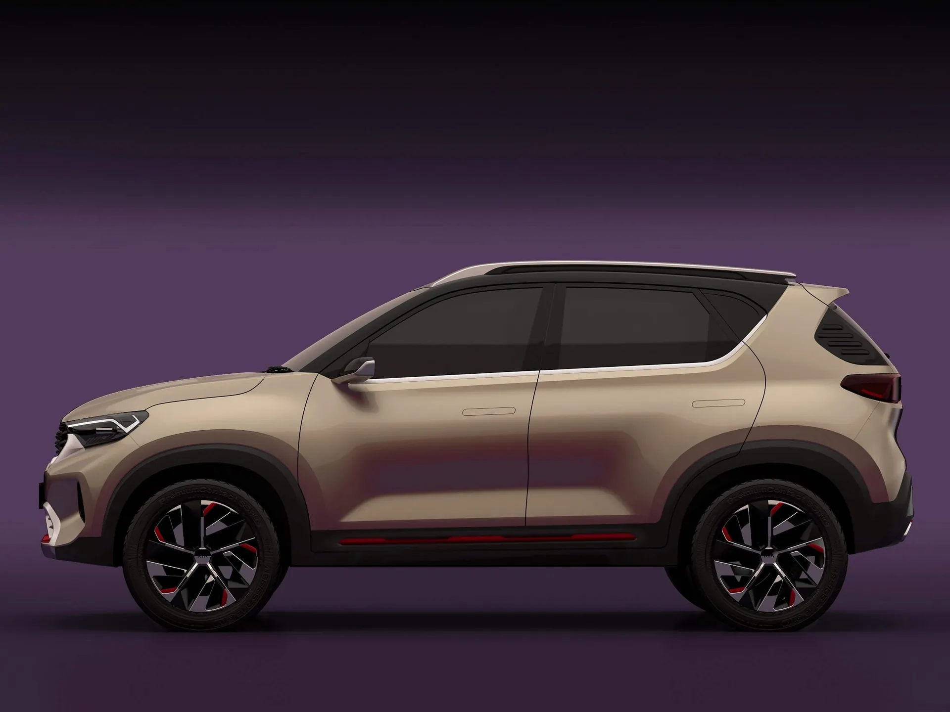 Kia Sonet Concept (2020) – boční profil