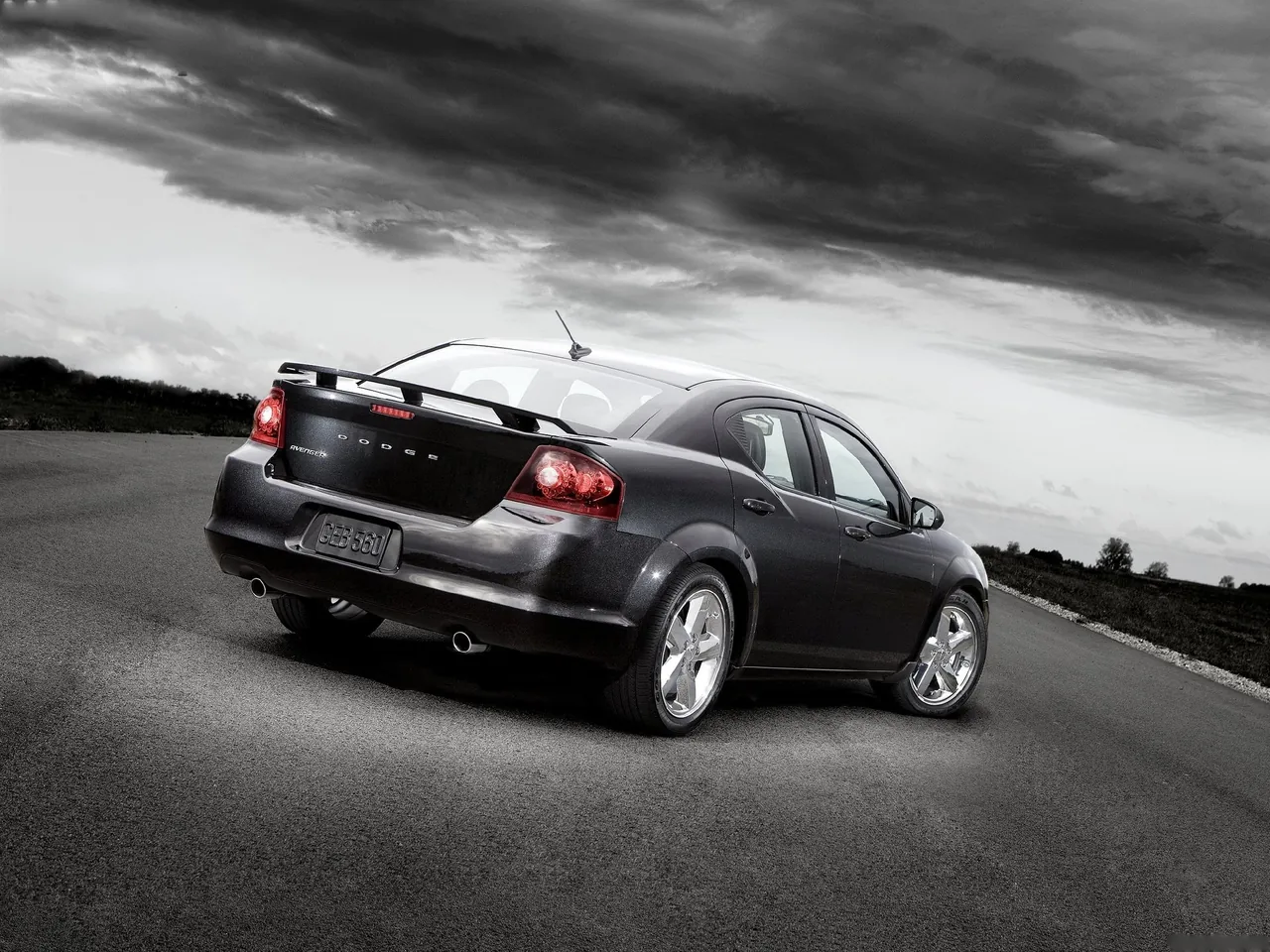 Dodge Avenger (2011) – zadní tříčtvrteční pohled