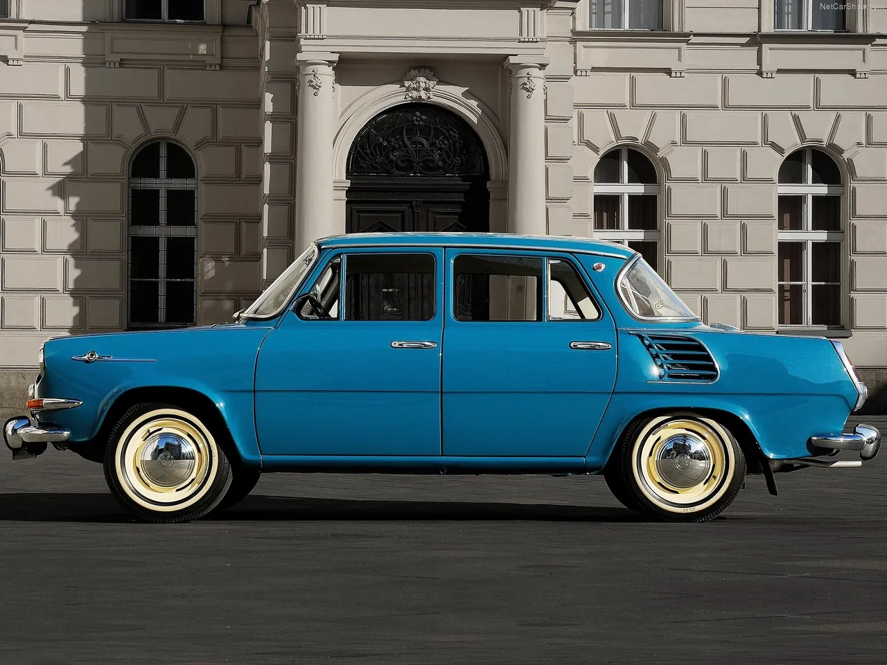 Skoda 1000 MB (1964) - Side Profile