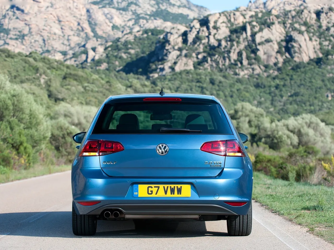 Volkswagen Golf Mk VII [UK] (2013) - Rear