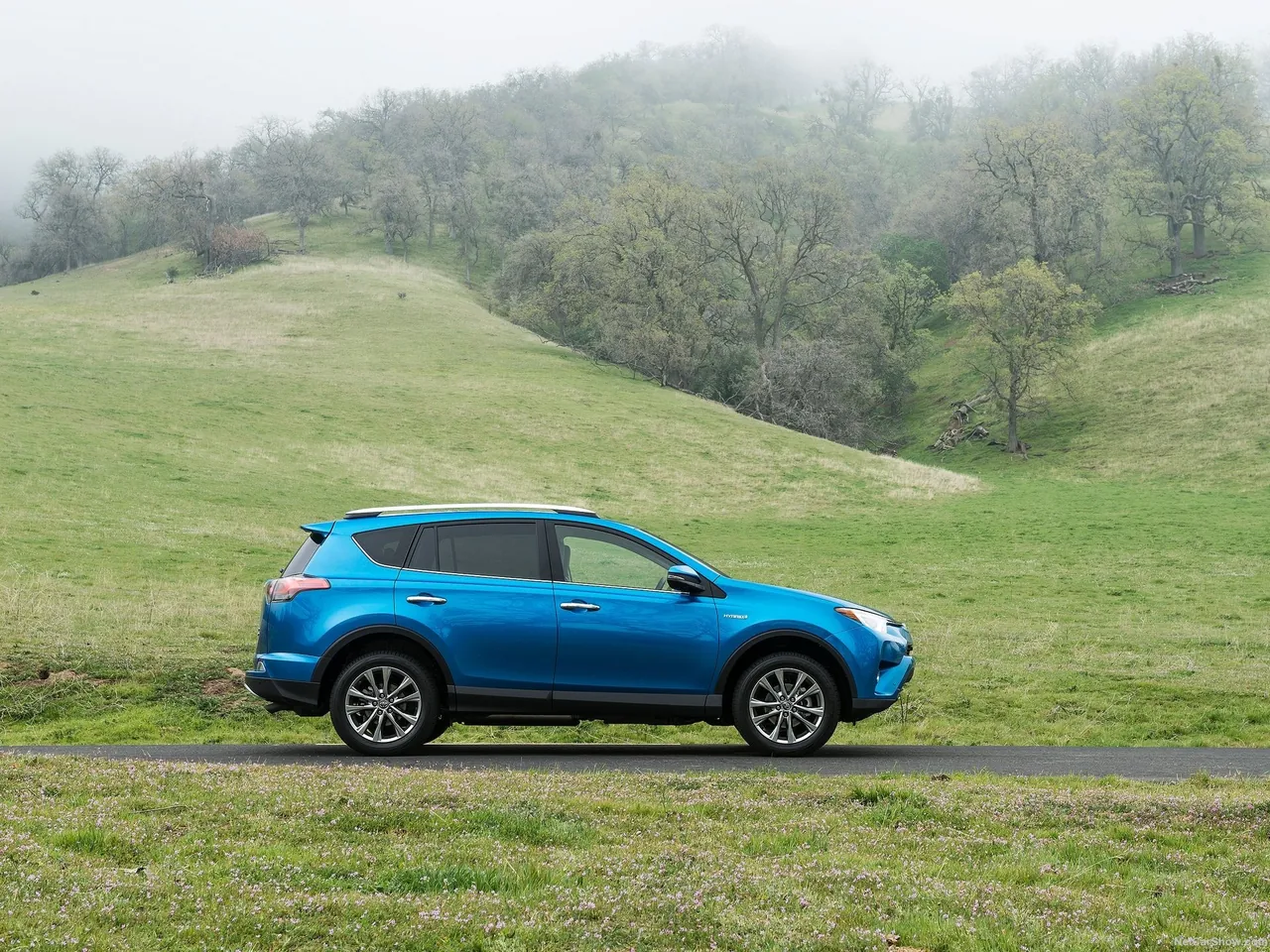 Toyota RAV4 Hybrid (2016) – boční profil