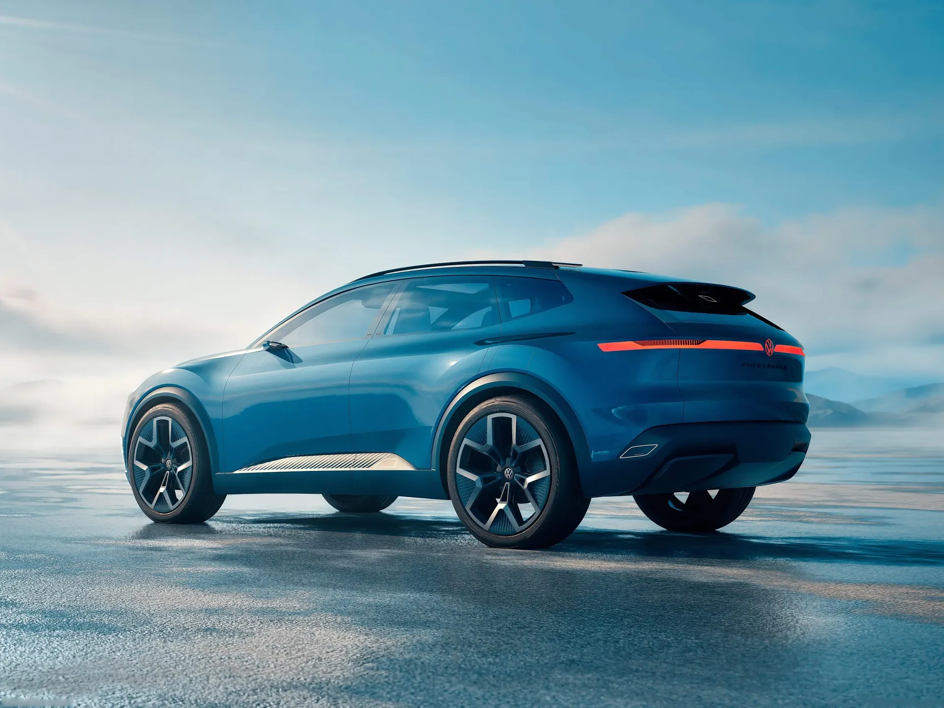 Volkswagen ID.Code Concept (2024) – zadní tříčtvrteční pohled
