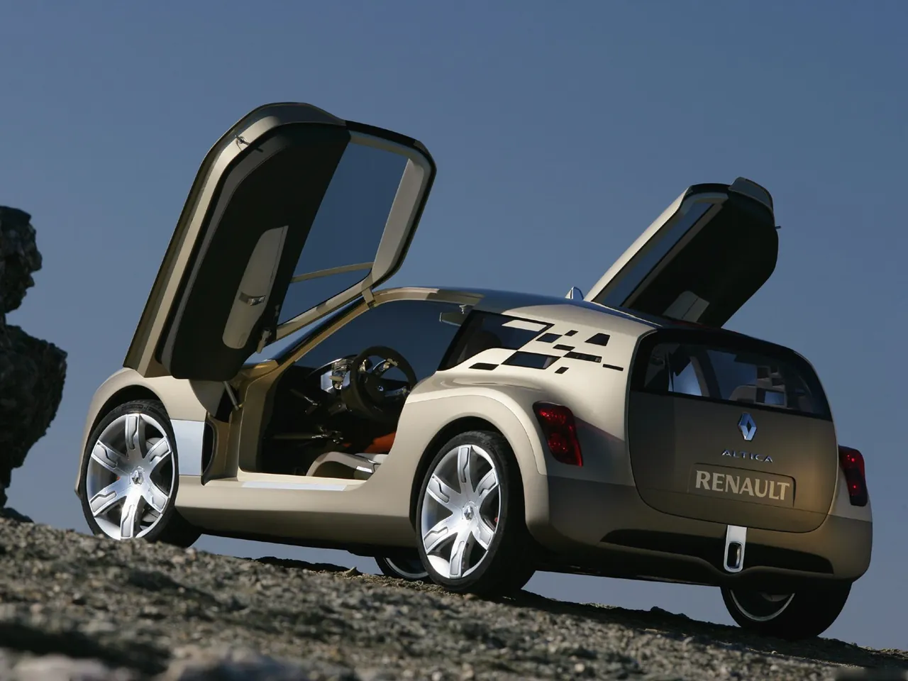 Renault Altica Concept (2006) – zadní tříčtvrteční pohled