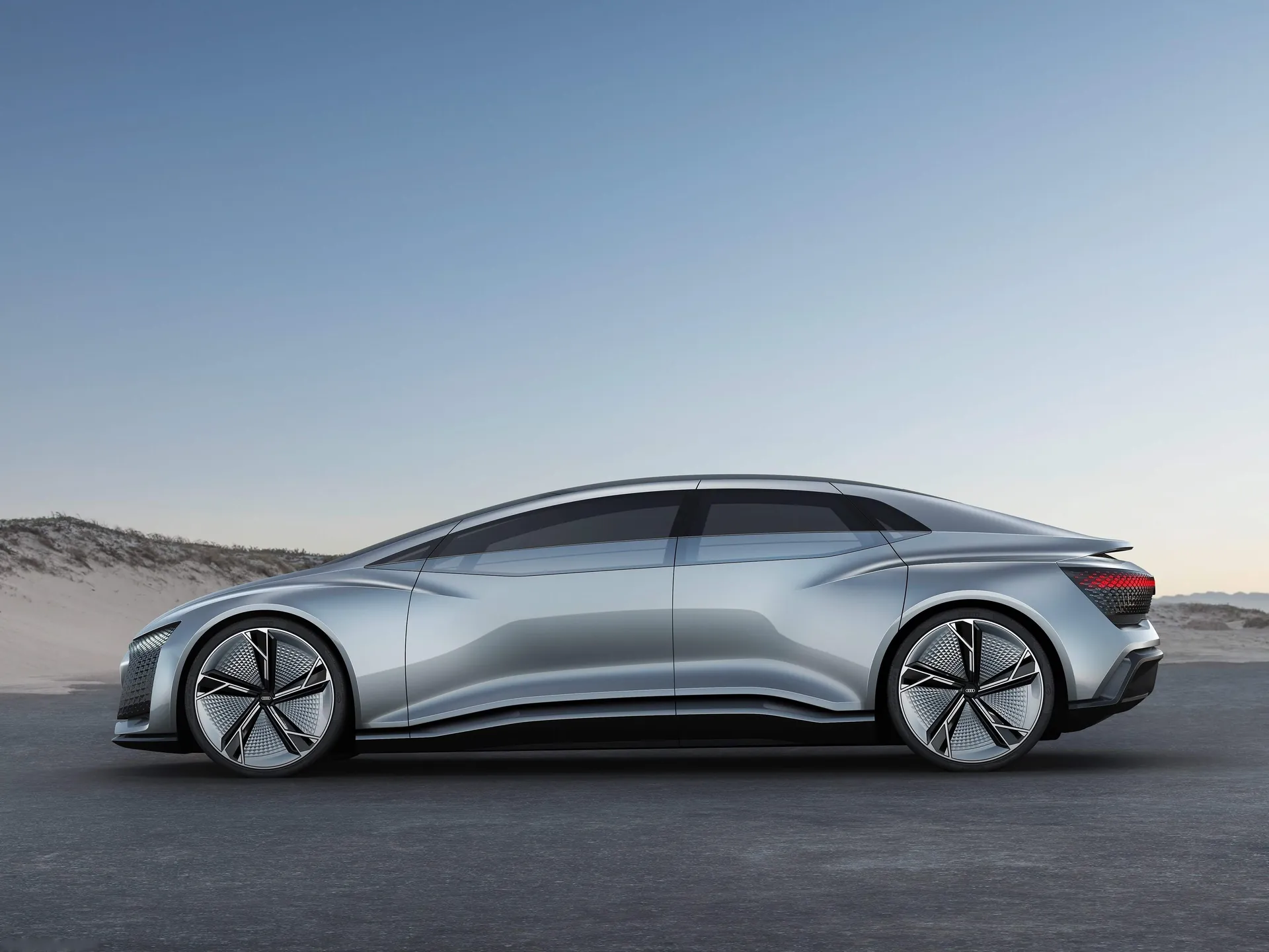 Audi Aicon Concept (2017) – boční profil