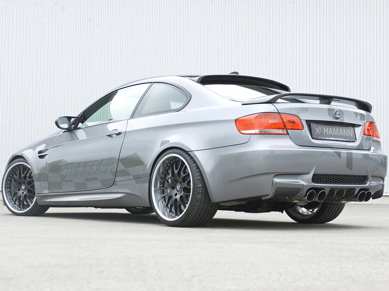 Hamann BMW 3-Series Coupe Thunder (2007) – zadní tříčtvrteční pohled