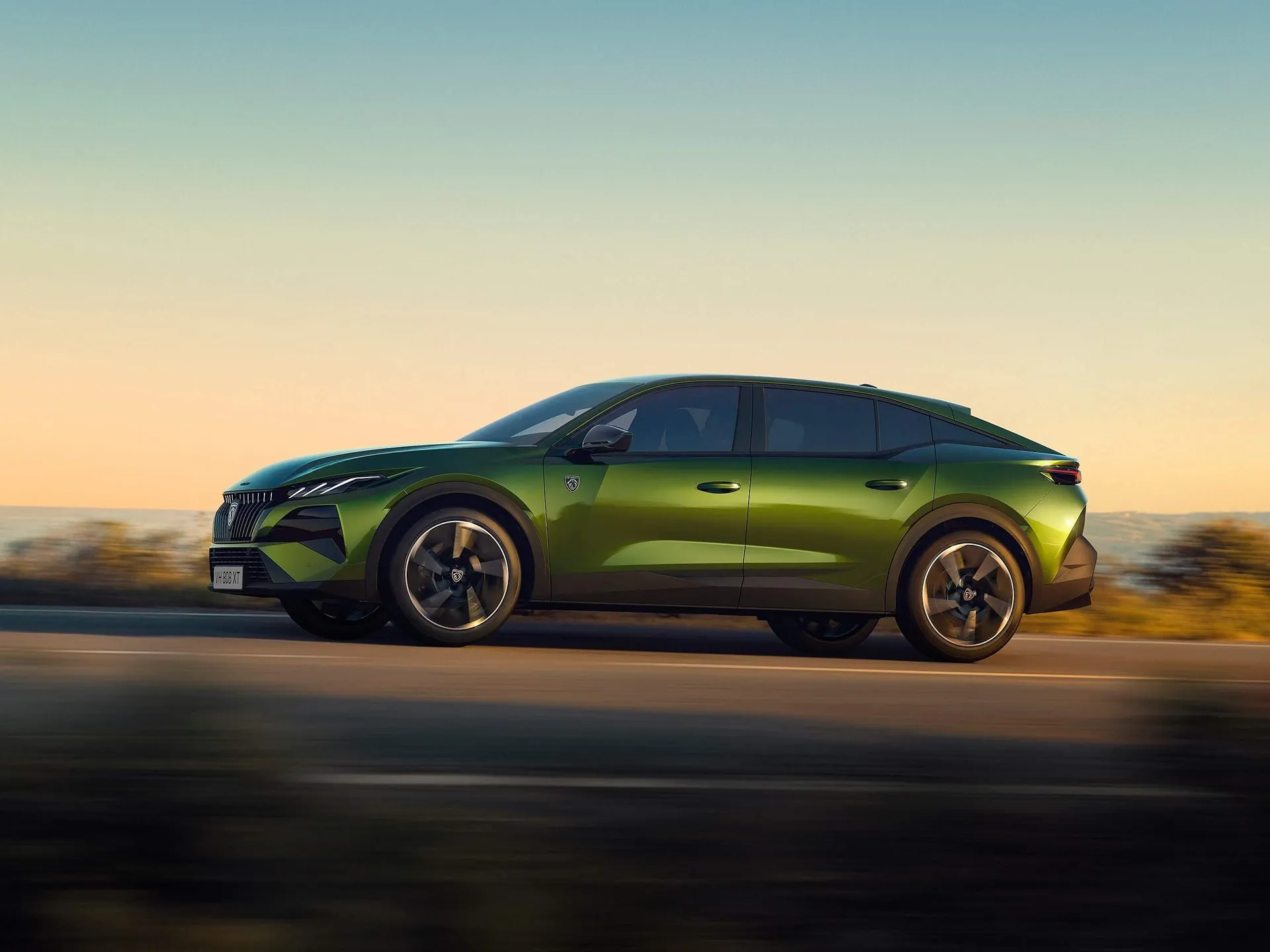 Peugeot 408 (2026) – boční profil