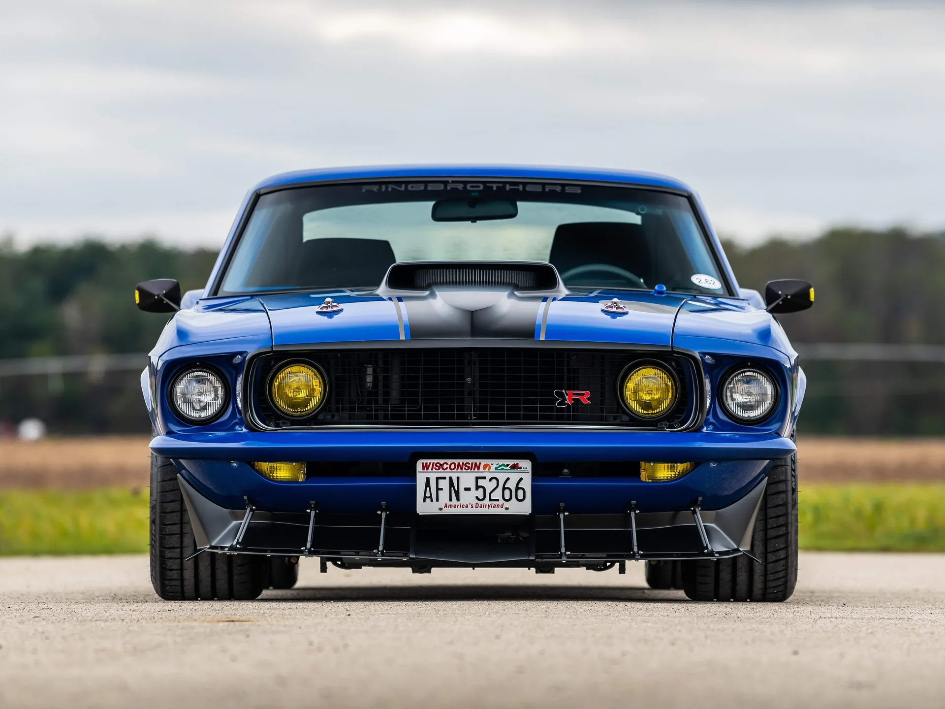Ford Mustang Mach 1 UNKL by Ringbrothers (1969) – zepředu