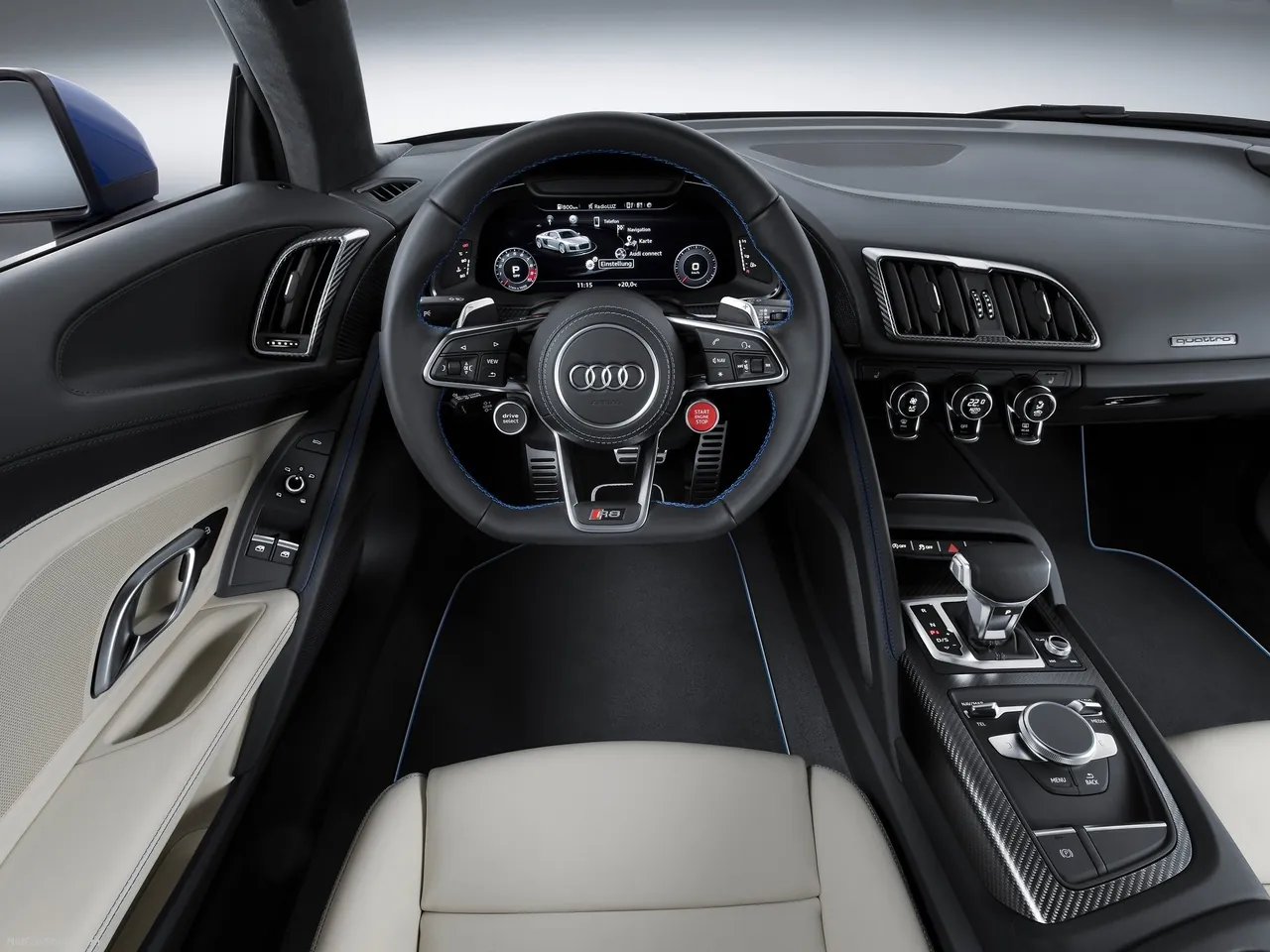 Audi R8 V10 (2016) – interiér